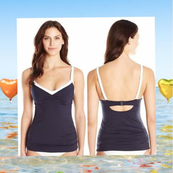 Seafolly Other - NWT SEAFOLLY Halter Singlet Tankini Swimsuit Top